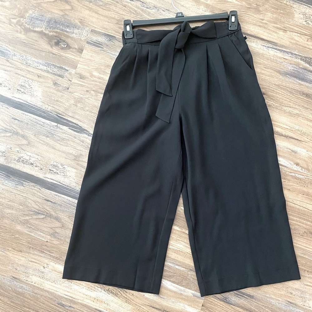 Lululemon on the fly 7/8 wide leg pant- black